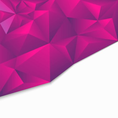 Origami geometrik çokgen soyut arka plan, 3d tarzı