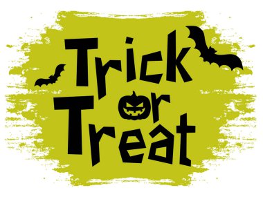 Mutlu Cadılar Bayramı Metin Bayrağı, Vektör