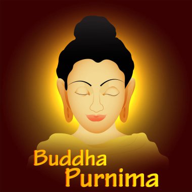Buda Purnima Arka Plan İllüstrasyon.