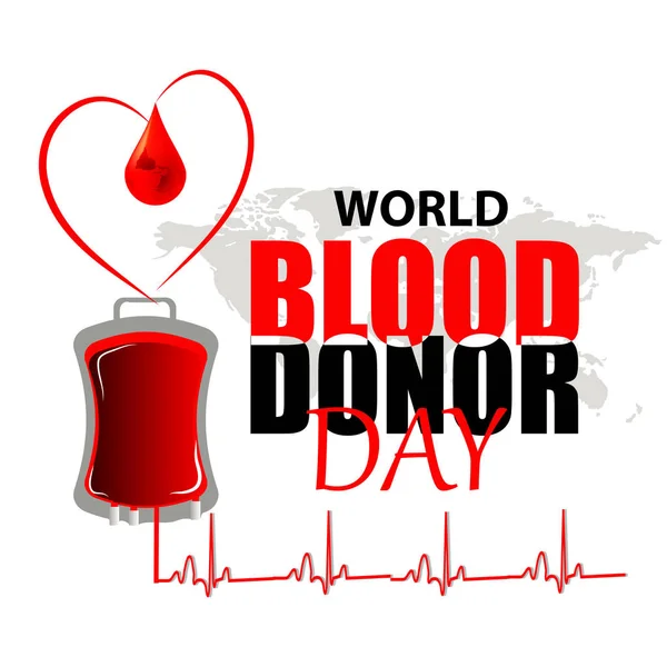 Hintergrund Des Weltblutspendertages Awareness Poster Mit Rotem Papier Geschnitten Blutstropfen — Stockvektor