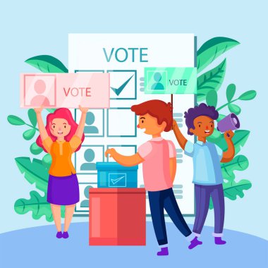 Uluslararası Demokrasi Günü Vektör Şablonu Tasarımı