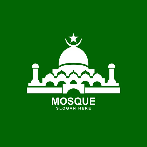 Icône Logo Mosquée — Image vectorielle