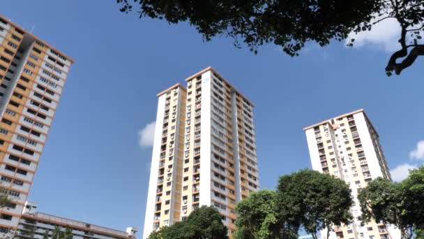 Widok Bedok Town Singapurze Asia — Wideo stockowe