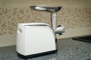 Modern mutfak kıyma. Yakın çekim