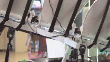 Hareket sırasında sanal kurulumun itici mekanizmasının görünümü