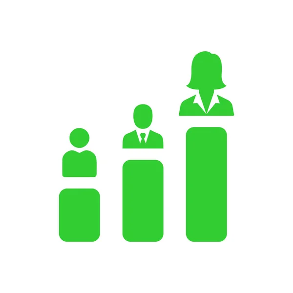 business lady team , women , active work team green color icon