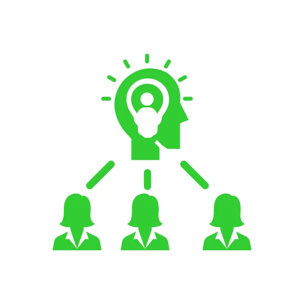 Lehre Training Team Teamarbeit Geschäftspräsentation Business Team Training Grüne Farbe — Stockfoto