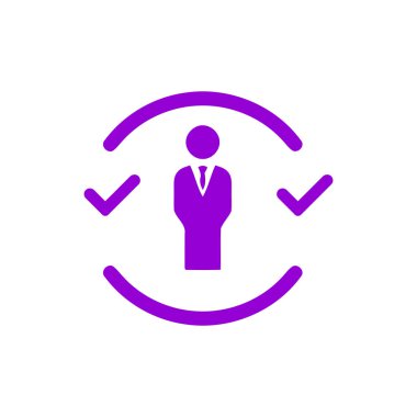 iş planı, iş karar simgesi