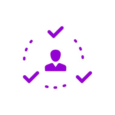 iş planı, iş karar simgesi