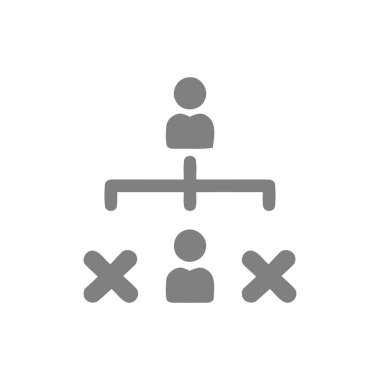 iş planı, iş karar simgesi