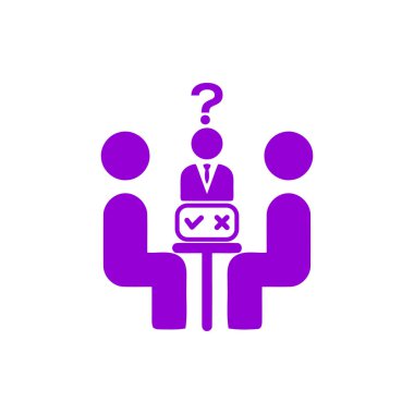 iş planı, iş karar simgesi