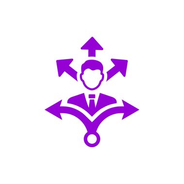 iş planı, iş karar simgesi