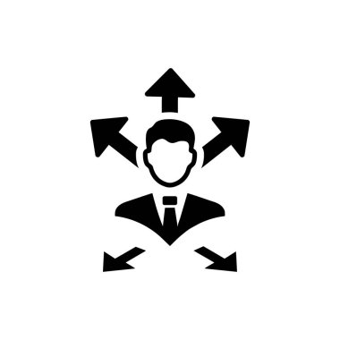 iş planı, iş karar simgesi