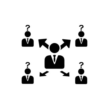 iş planı, iş karar simgesi