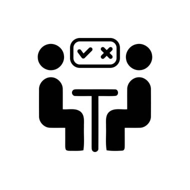 iş planı, iş karar simgesi