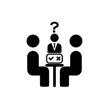 iş planı, iş karar simgesi