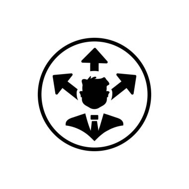 iş planı, iş karar simgesi