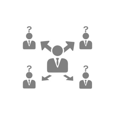 iş planı, iş karar simgesi