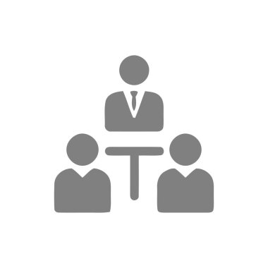 iş planı, iş karar simgesi