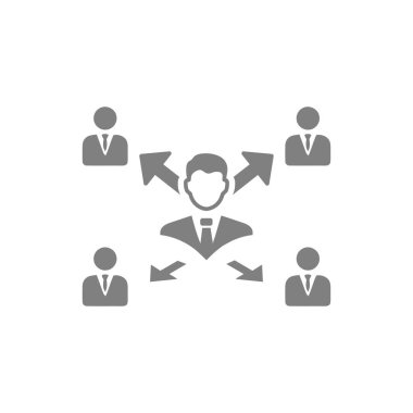 iş planı, iş karar simgesi