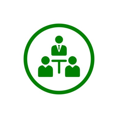 iş planı, iş karar simgesi