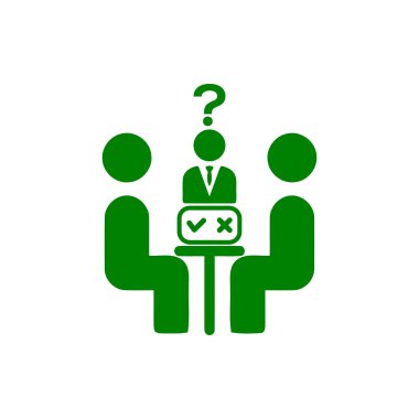 iş planı, iş karar simgesi