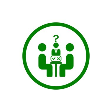 iş planı, iş karar simgesi