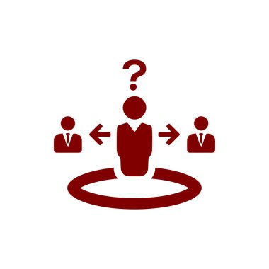 iş planı, iş karar simgesi