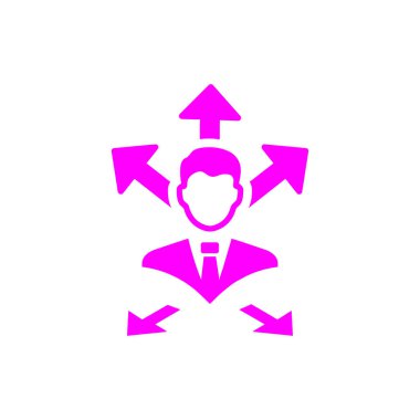 iş planı, iş karar simgesi