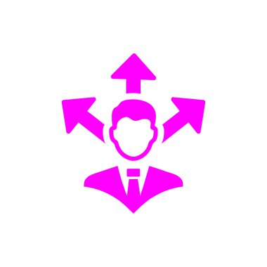 iş planı, iş karar simgesi