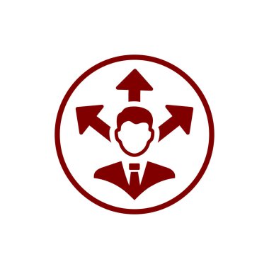 iş planı, iş karar simgesi