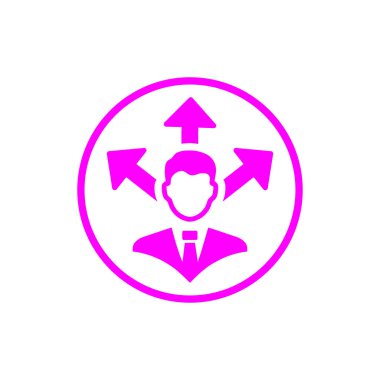 iş planı, iş karar simgesi