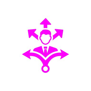 iş planı, iş karar simgesi