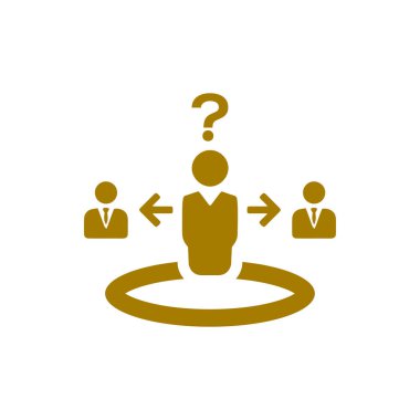 iş planı, iş karar simgesi