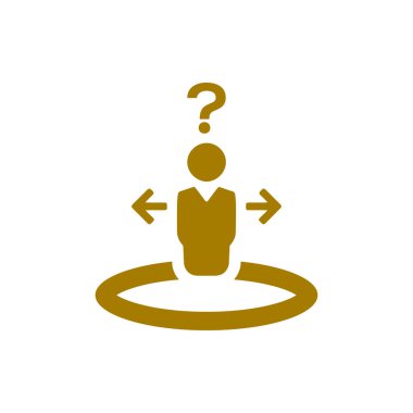 iş planı, iş karar simgesi