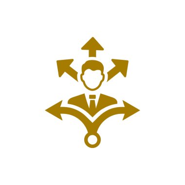 iş planı, iş karar simgesi