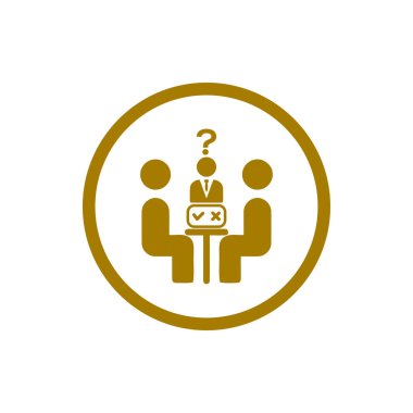 iş planı, iş karar simgesi