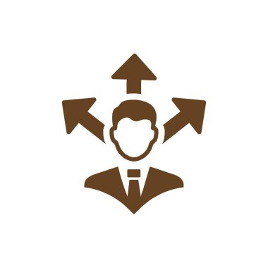 iş planı, iş karar simgesi