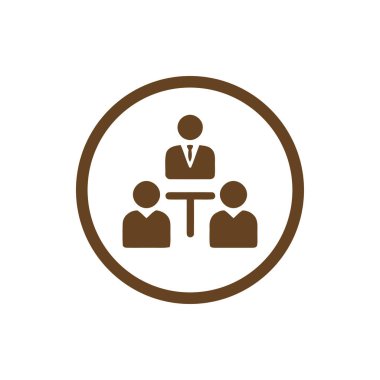 iş planı, iş karar simgesi