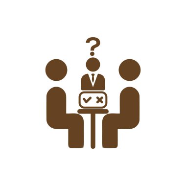 iş planı, iş karar simgesi