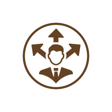 iş planı, iş karar simgesi