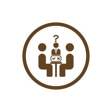 iş planı, iş karar simgesi