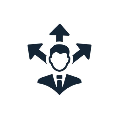 iş planı, iş karar simgesi