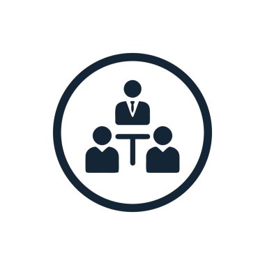 iş planı, iş karar simgesi