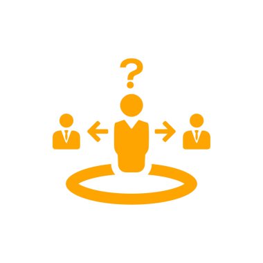 iş planı, iş karar simgesi