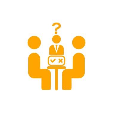 iş planı, iş karar simgesi