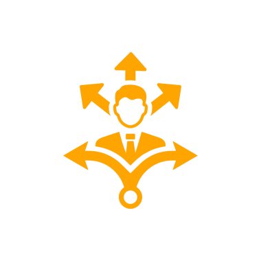 iş planı, iş karar simgesi