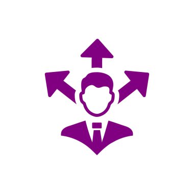 iş planı, iş karar simgesi