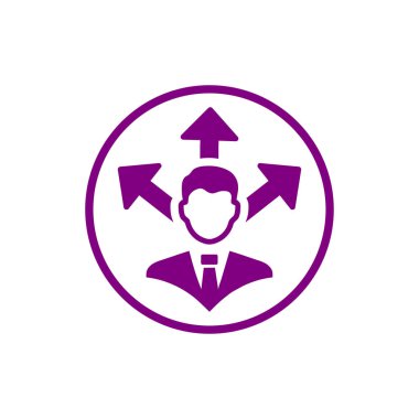 iş planı, iş karar simgesi