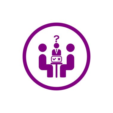 iş planı, iş karar simgesi